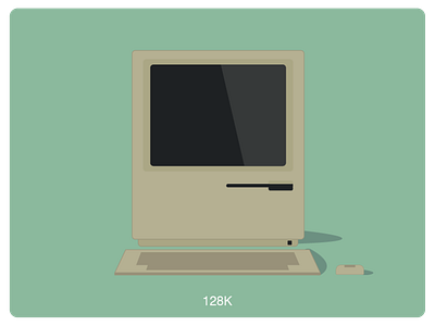 History of Mac #1 design illustration web