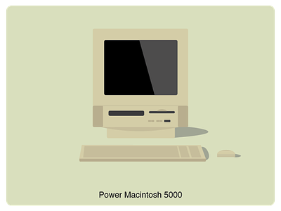 History of Mac #7 design illustration web