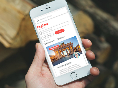 Planning your next trip on mobile? :) android app clean design ios people simple social trip ui ux