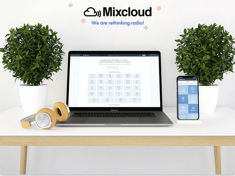 Mixcloud - Icon redesign concept