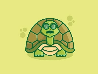 Professor Hardshell character design tortoise turtle