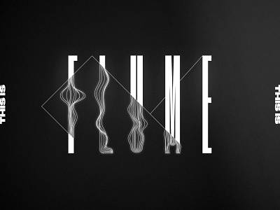 Flume Typography abstract brand flume ident motion movement music type typography wave