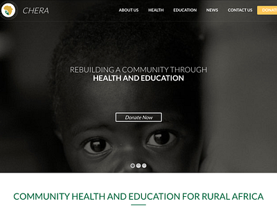 Charity Website Redesign design responsive design web