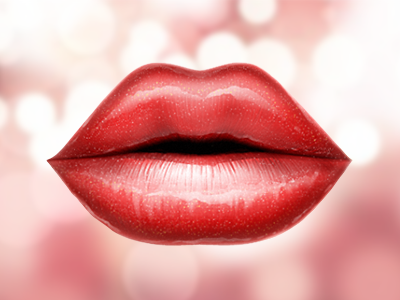 Red lips lips photoshop red