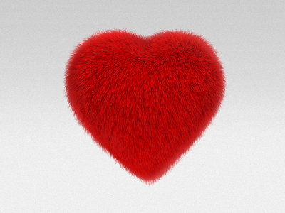 Furry heart cinema4d furry heart