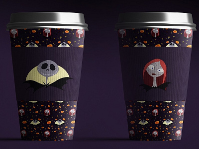 [Patterns] Coffee Cup "The Nightmare Before Christmas"