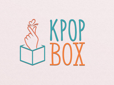 Logotype for KpopBox box branding design digital graphic design illustration k pop logo logotype logotypedesign typography vector логотип 로고타입 브랜딩 한국스타일