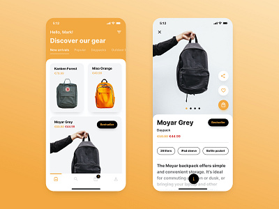 Backpack Store | Ecommerce App backpack backpacks ecommence ecommerce shop shop shopping shopping app store