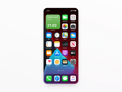 Cosinus | iOS 14 Widgets animation interface ios14 mobile mobile ui widget widgets