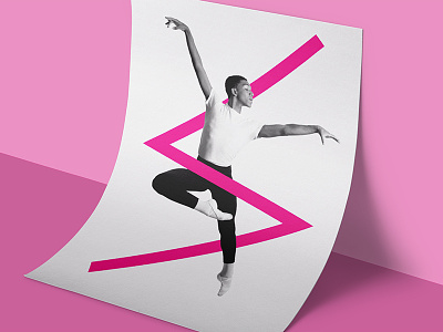 Badass Ballet alphabet black and white brand identity branding dance logo photography pink sullivan typography