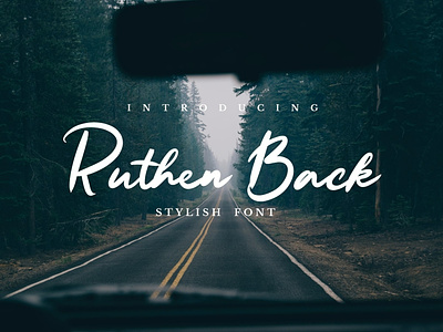 Ruten Back - Stylish Font