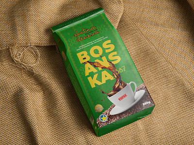 Concept Design: Zlatna Dzezva Coffee Packaging branding coffee concept design mockup packagedesign packaging packaging design photomanipulation redesign