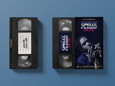 Pretty Flvcko Hits Mix VHS Tape cover art cover artwork cover design design photomanipulation retro tape vhs