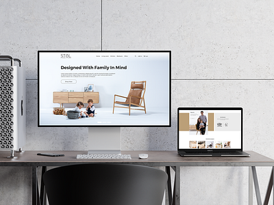 Stol Furniture Website Design