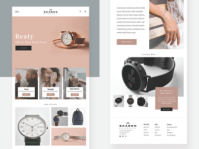 Skagen New Concept Web Design