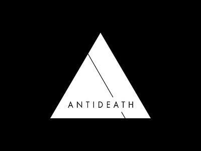 antideath logo anti antideath black death exploration logo seal stamp triangle wax white