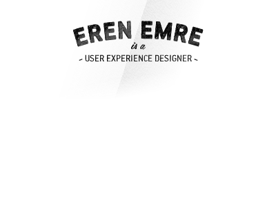 Header dirty eren emre header old user experience designer