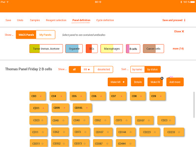 Interface for complex biological interface biology ui