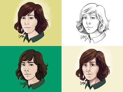Self Portraits: Style Exploration digital illustration illustration ipad pro procreate self portrait