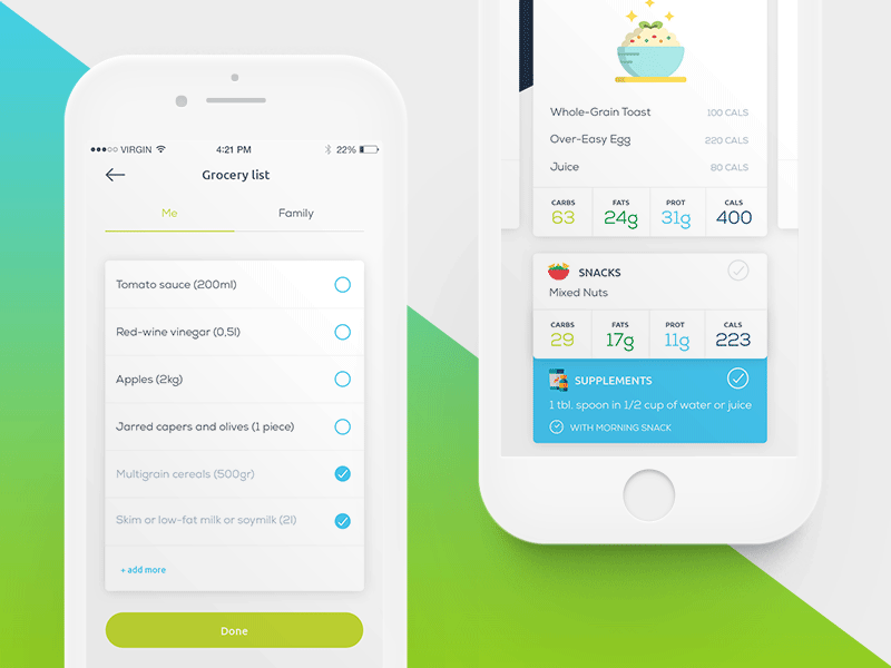 Nutritionist mobile app app carbs food healthy nutri nutritionist