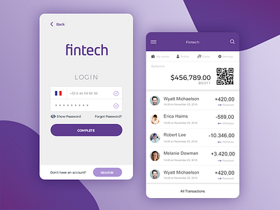 ebanking app UI design bank currency ebanking finances login money page ui ux