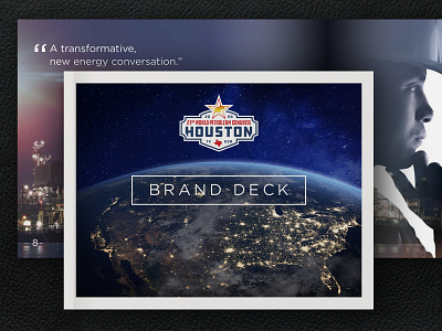 23rd World Petroleum Congress Brand Deck design editorial design editorial layout magazine magazine design publication publication design typography