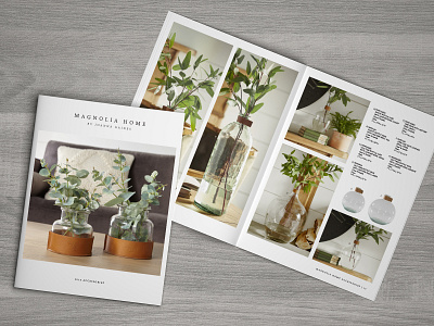 Magnolia Home by Joanna Gaines Accessories Catalog catalog catalog design design editorial design editorial layout magazine magazine design publication publication design typography