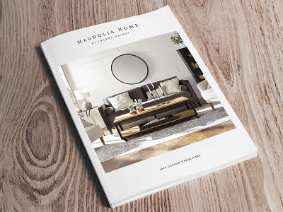 Magnolia Home by Joanna Gaines Furniture Catalog book design catalog catalog design design editorial design editorial layout magazine magazine design publication publication design