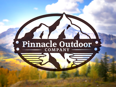 Pinnacle Outdoor Company branding logo