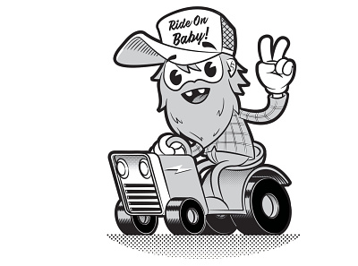 Ride On Baby adobe illustrator characterdesign t shirt vector