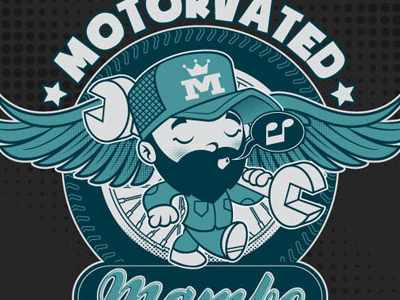 Motorvated Mambo t-shirt mambo print t shirt