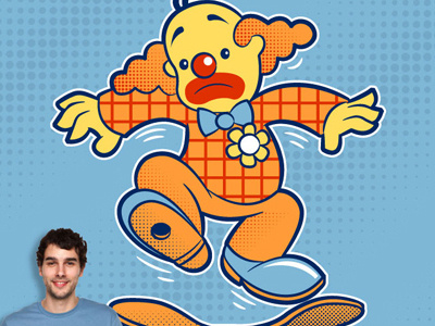 Clowns Can't Ollie clown ollie skateboard t shirt