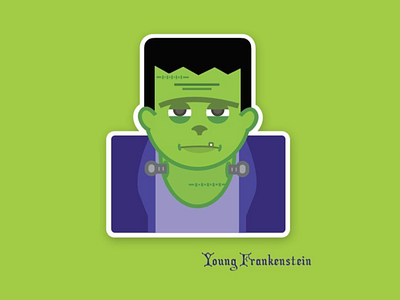 Young Frankenstein design illustration vector