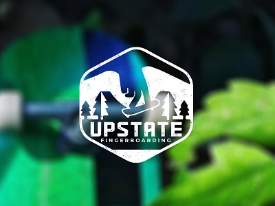 Upstate Fingerboarding Logo branding design logo vector