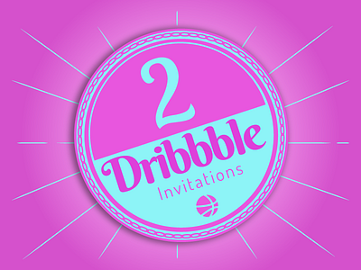 Dribbble 3 Invite Badge