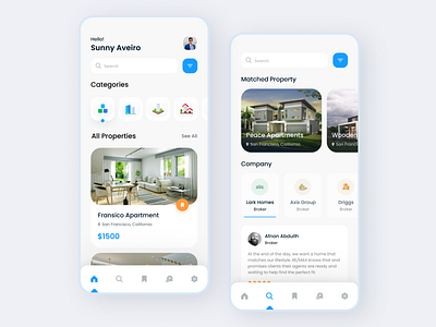 Real-Estate App Exploration 2022 trend minimal mobile app real estate real estate app ui user experience user interface ux