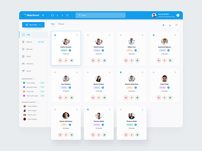 Multi-call Management Dashboard