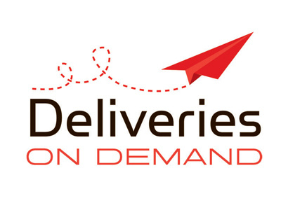 Deliveries on Demand Logo graphic design illustration logo