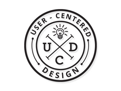 User Centered Design logo badge logo