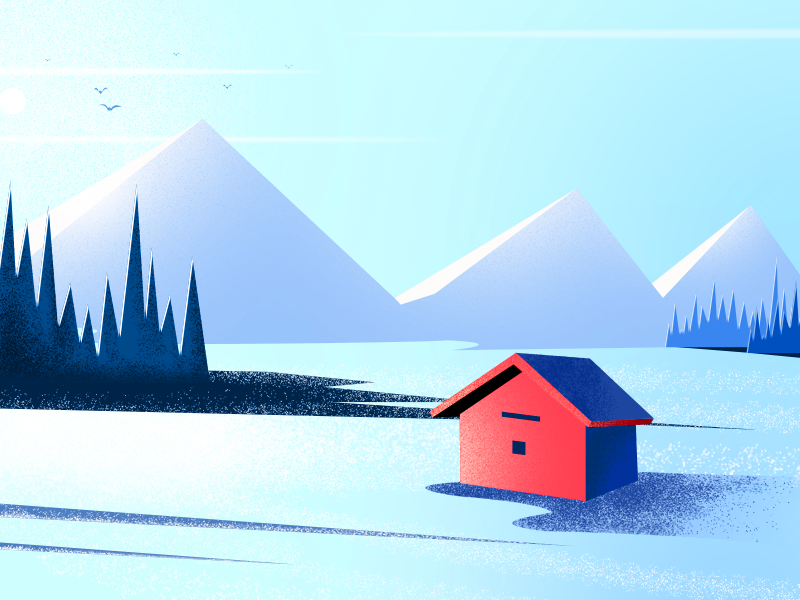 Snow land by Top Player X on Dribbble