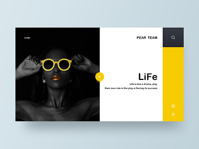 life design interface design pear web web design