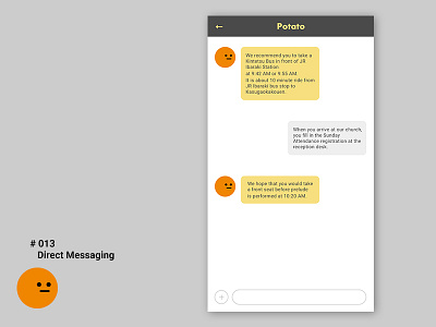 Daily UI #013 Direct Messaging daily direct messaging ui