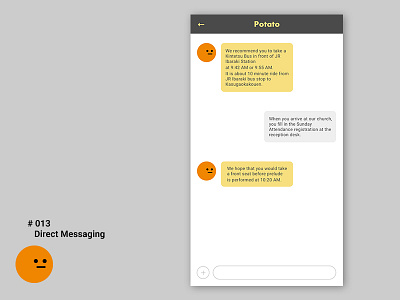 Daily UI  #013  Direct Messaging