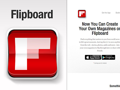 Flipboard Concept Icon app apple apps design flip flipboard graphic icon icons illustration ios magazine mobile photoshop website