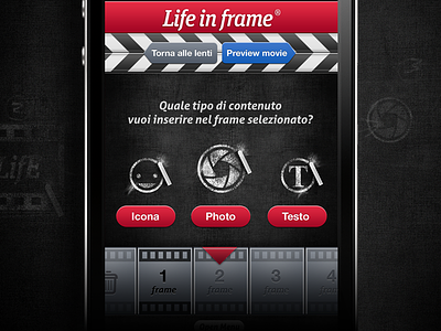 LifeinFrame App app apple blackboard mobile movie speed stop motion ui