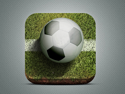 Icon App Footy Battle app apple ball battle design football footy graphic icon icons illustration ios iphone mobile photoshop soccer ui