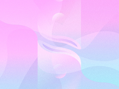 Abstraction Shapes [G-6FF] abstract gradient