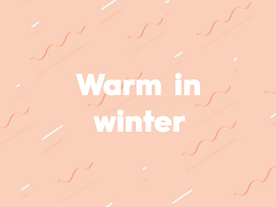 Warm in winter isometric orange vector warm winter