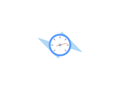Time gauge fast eh? fast flat gauge illustration speed time