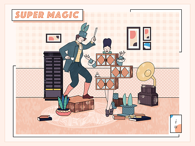 Magic illustrations design illustrations magic people ui